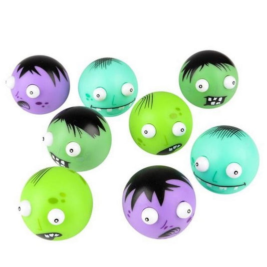 Zombie Ball With Pop Out Eyes kids toys In Bulk- Assorted