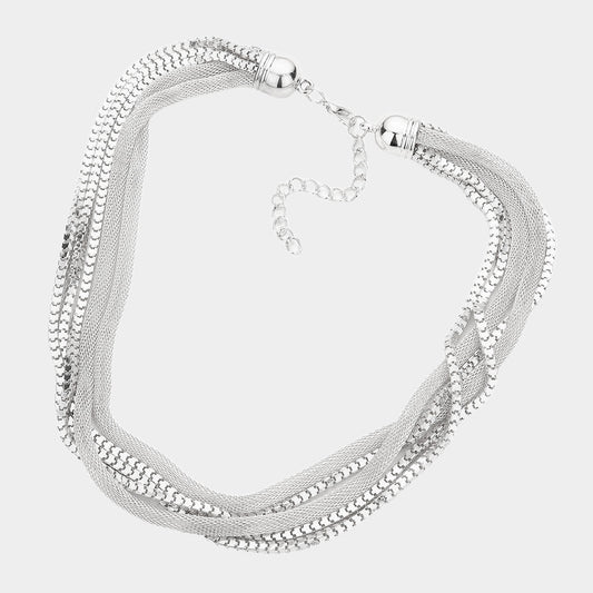 Multi Layered Chain Necklace (Pack of 3Pcs=$75.89)