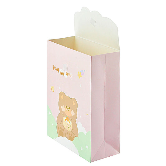 Bear Character Print Folding Gift Bags (Sold by DZ=$23.88)