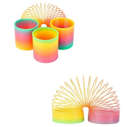 Rainbow Coil Spring kids toys In Bulk- Assorted