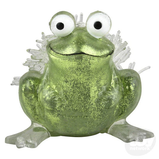 Metallic Frog Squish Puffer For Kids In Bulk- Assorted
