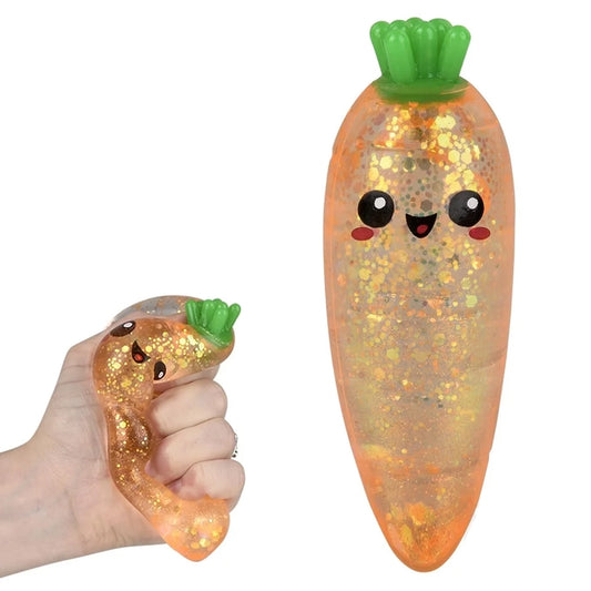 Squeeze Squishy Carrot Kids Toy- {Sold By Dozen =$ 41}