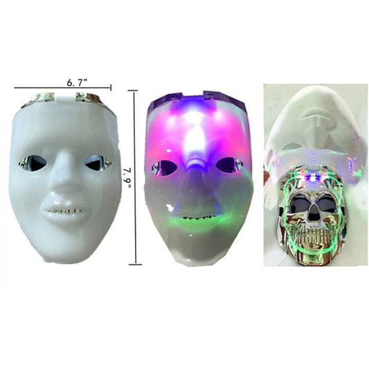 Wholesale Light Up Double Layer Masks Stylish and Safe (Sold By Dozen)
