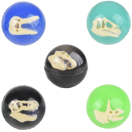 Dinosaur Fossil Hi Bounce Ball kids Toys In Bulk- Assorted