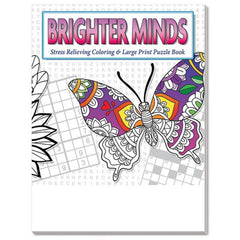 Adult Coloring and Large Print Puzzle Book In Wholesales