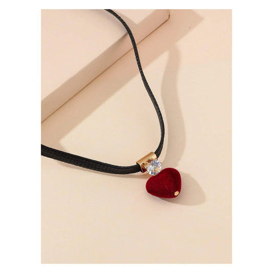 Wholesale Single Glitter Heart Rhodium-Plate Enamel Love Heart Charm Pendant (Sold by the piece or dozen)