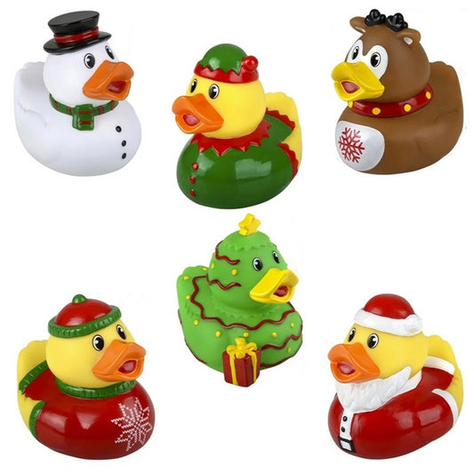Christmas Squeezy Rubber Duck kids toys In Bulk