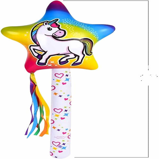 Unicorn Inflatable Wand kids Toys (Sold In Dozen)