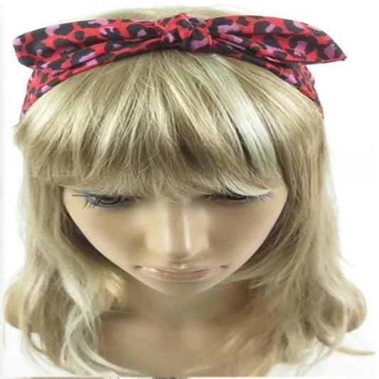 wholesale Cheetah Headbands- Assorted