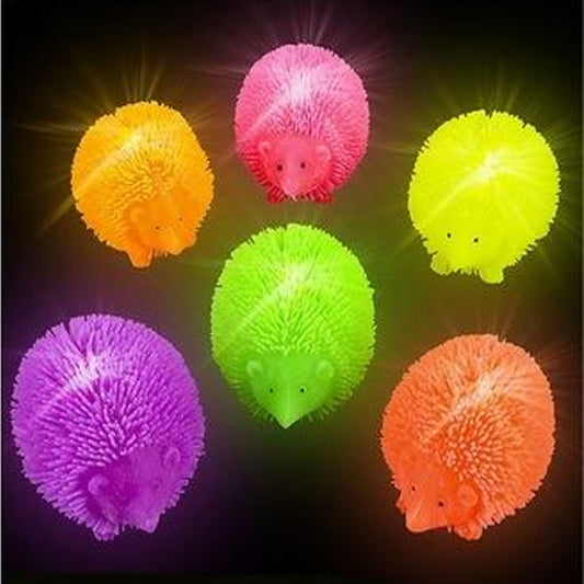 Light-Up Hedgehog Puffer Ball kids toys (Sold By Dozen)