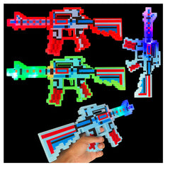 Wholesale Light Up Machine Guns Toy with Sound & Lights for Kids Birthday Gifts | Sensory Toys (sold by the piece or dozen) MOQ 12