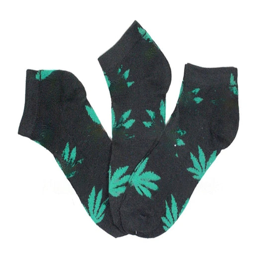 Casual Marijuana Socks -(Sold By Dozen =$7.99)
