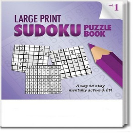Large Print Sudoku Puzzle Book (125pcs/set=$250)