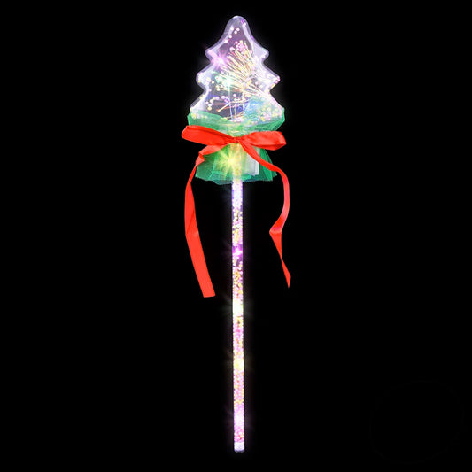 16" Light-Up Christmas Tree Wand- {Sold By Dozen= $34.99}