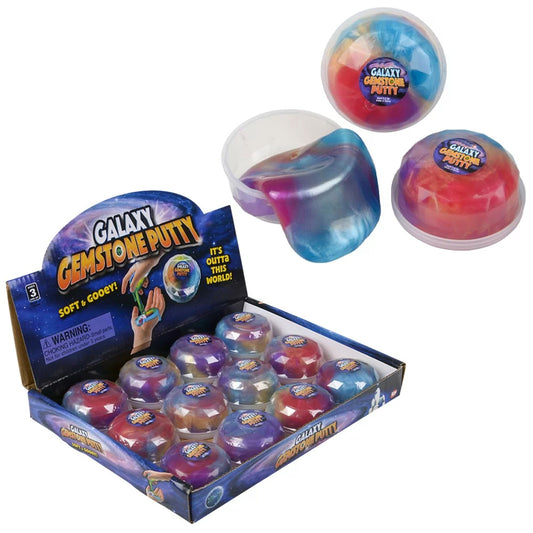Galaxy Gemstone Putty kids toys In Bulk- Assorted