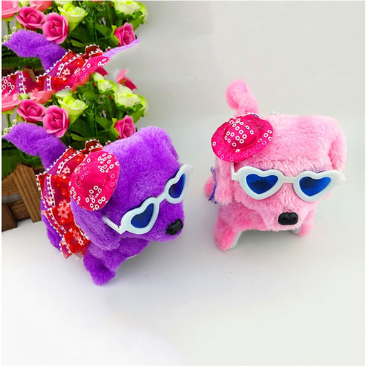 Wholesale Poodle Puppy Electrical Dog Animal Barking Wagging Dog Electrical Toy ( Sold by the piece)