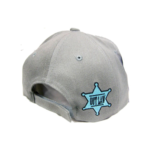 Wholesale Ladies Love Outlaws Badge Baseball Hat (Sold by the piece)