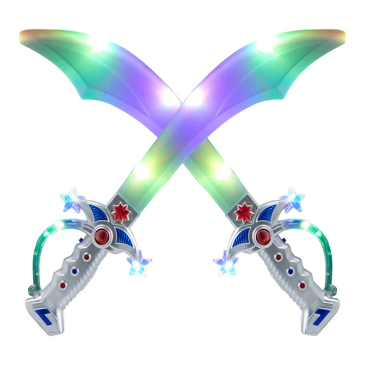 LED Buccaneer Swords with Sounds ( 23 pcs/set=$146.36)