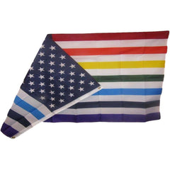 American Old Glory Rainbow Pride 3' x 5' Flag - High-Quality Style