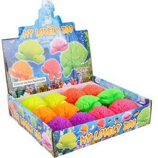 Light-Up Turtle Puffer Ball Toys For Kids in Bulk
