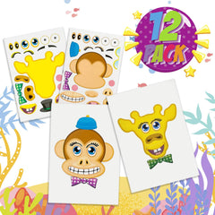 Zoo Animal Stickers kids toys In Bulk- Assorted