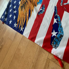 American Eagle Breaking Through Flag - 3' x 5' Feet