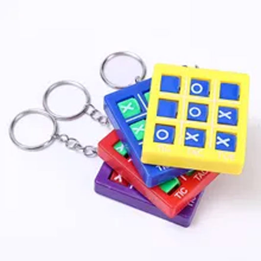 Tic Tac Toe Fun Keychain kids toys ( 1 Dozen=$15.99)