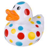 Polka Dot Patterned Rubber Ducky Kids Toy - Assorted