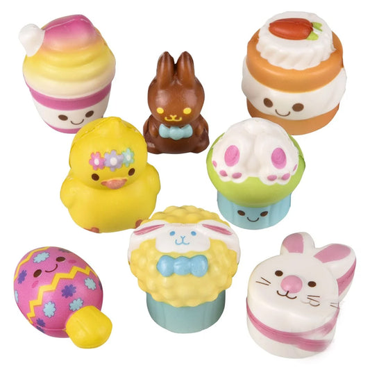 Easter Treats Micro Squish Assortment 2"inch | Assorted | (24 Pieces = $28.49)