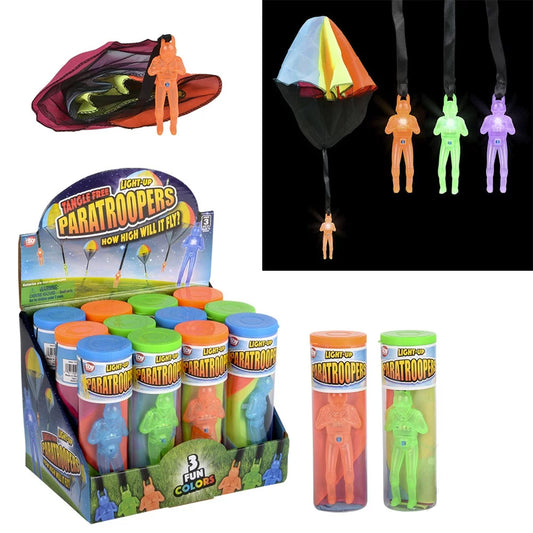Wholesale Light-Up Paratrooper For Kids- Assorted