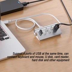 2.0 Mini USB 4 Port Splitter Hub Adapter For Computer