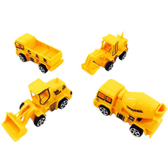 Mini Die-Cast Pull Back Construction Vehicles - Assorted