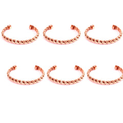 Wholesale Stylish Pure Copper Magnetic Cuff Bracelet - Health and Fashion Combined (Sold By Piece Or Dozen)