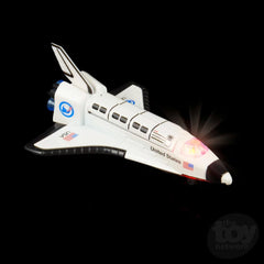 6" Die-Cast Pull Back Space Shuttle with Lights