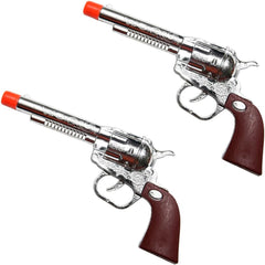 Cowboy Gun Pistol Plastic Toy Set - Badge, Belt, and Holster