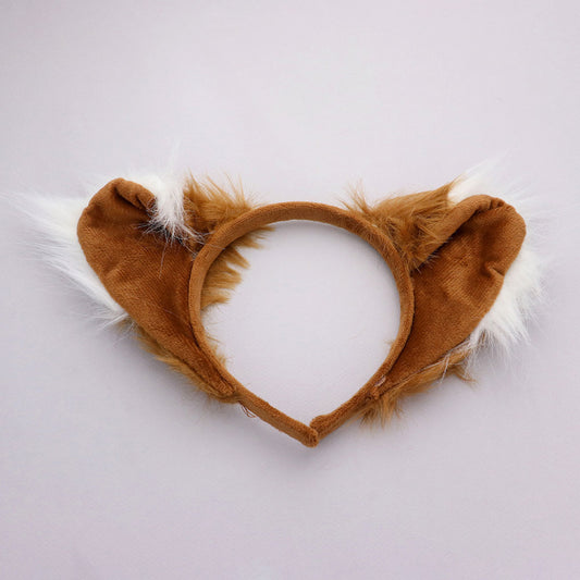 Animal Ear Faux Fur Assorted Headband  (Sold by DZ=$139.88)