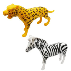Safari Jungle Wild Plastic Animal Figures Toy - Assorted