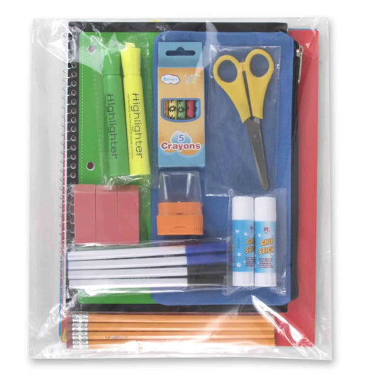 School Supply Kit Pocket Backpack for Girls