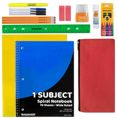 Reflective Backpack with School Supplies Kit