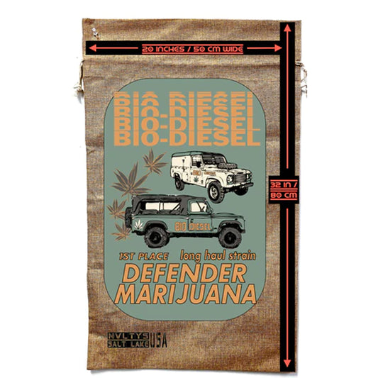 New Style Bio Diesel Marijuana Burlap Bag - Eco-Friendly Cannabis Carryall (Sold  By Piece)