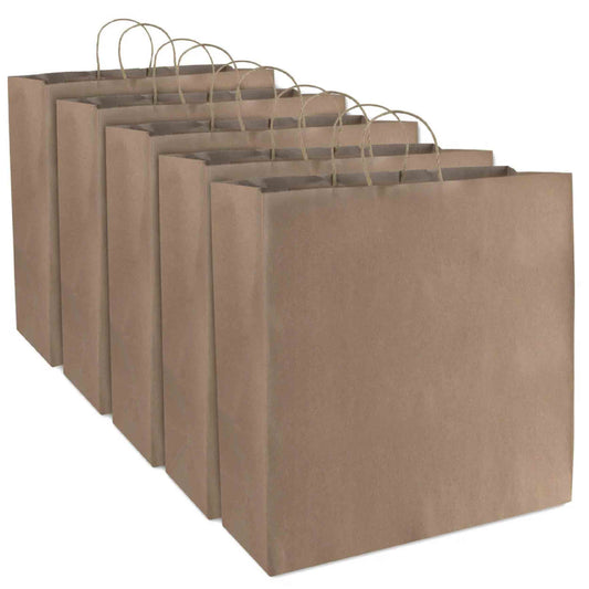 Wholesale 16 Inch Paper Shopping and Food Delivery Bags