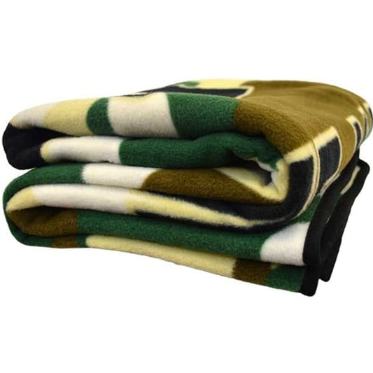 Wholesale Camouflage Come & Take It Rifle Gun Large 50x60 inch Plush Throw Blanket - Patriotic Comfort and Style (Buy Piece)