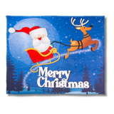 Santa Themed Christmas Blanket