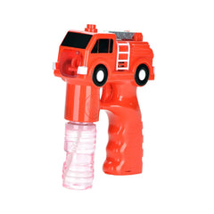 Police Car & Fire Engine Bubble Gun Kids Soap Bubble Machine Gun with Music and Light Wholesale Toys