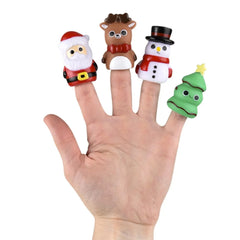 Christmas Spirit Finger Puppet Kids Toys In Bulk
