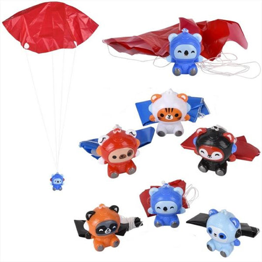 Animal  Paratroopers with Parachutes In Bulk