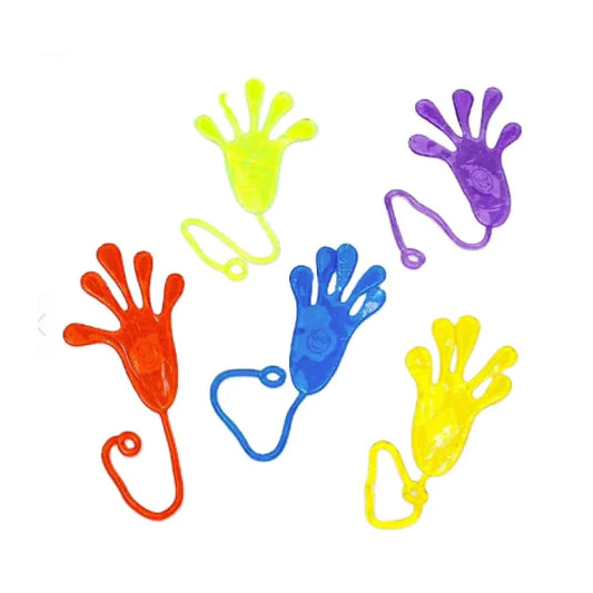 Wholesale Crazy Kids 3" Elastic Sticky Squishy Slap Hands Toy (Sold by DZ)