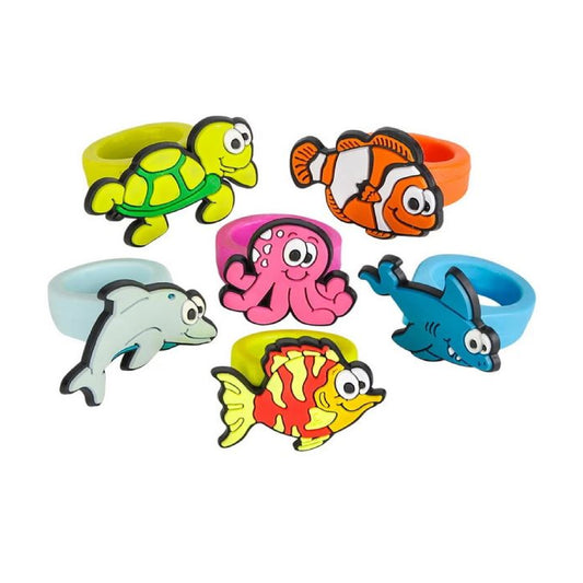Sea Life  Rubber Rings kids toys (Sold by DZ)