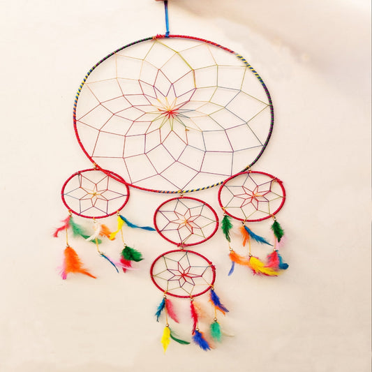 Wholesale Decorative Multicolor Cotton Dream Catcher Set (Sold by 10 PCS)