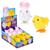 Wind Up Easter Bunny & Chicks Kids Toy In Bulk